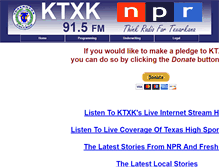 Tablet Screenshot of ktxk.org